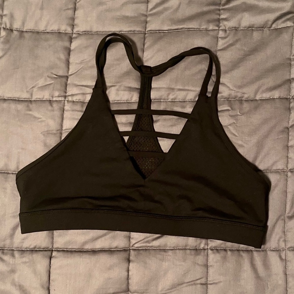 Zyia Black Grid Bra (XL)